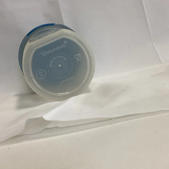 Tupperware Blue Lid Storage Container - Picture 3 of 4